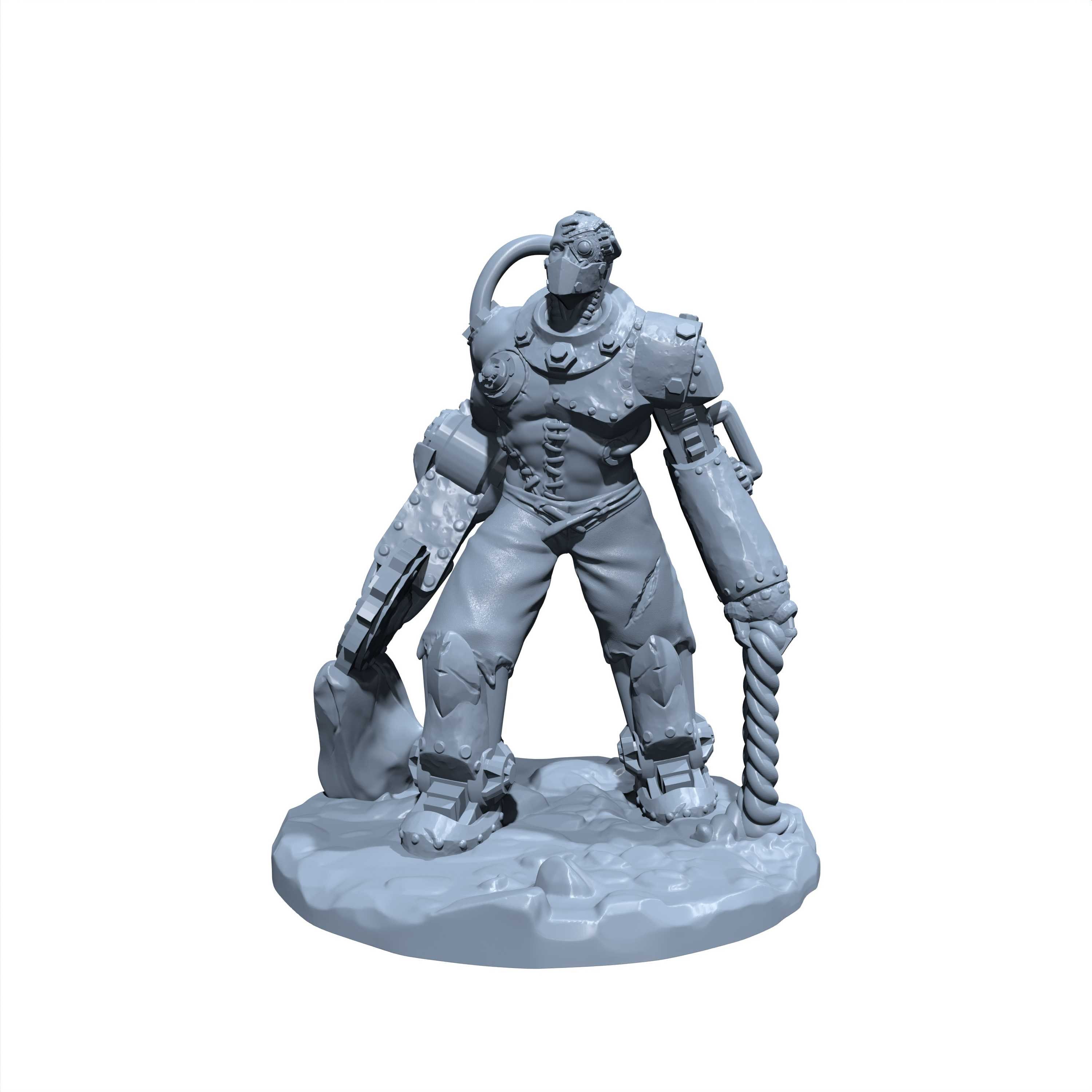Ferrum Mend, the Mechanized Marvel |clockwork Frankenstein | Half ...