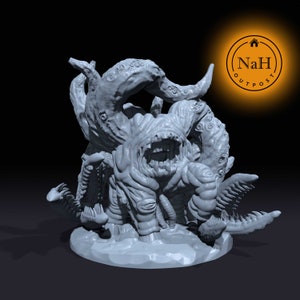 Tangleclaw, Flayer of the Lost | Thrashing Eye Beast | Eye tentacle Miniature for Tabletop games like D&D 5e and TTRPG War Gaming