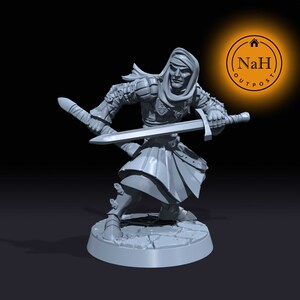 Marco Shadowstep | Count Giobaldo | Human Fighter miniature for Tabletop games like D&D and War Gaming| Dungeons and Dragons Mini