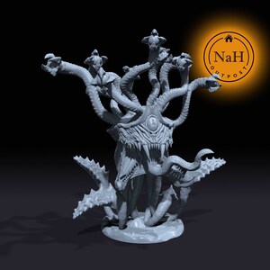 Vexeauge, die Schuppensicht | Reptilien Auge Halter Miniatur für Tabletop Spiele wie D&D und War Gaming| Dungeons and Dragons Mini