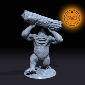 Wyrd Demon, Herald of Madness / Ape Devil / Apostle Fiend miniatura para juegos de mesa como D&D y War Gaming/ Dungeons and Dragons Mini /
