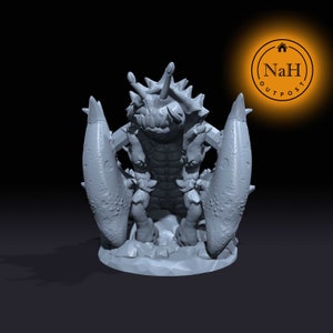 Razorclaw, the Tide Hunter | Krusscanta Miniature for Tabletop games like D&D and War Gaming
