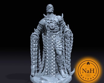 Ironbind the Chainmaster | Chain Devil | Fiend Miniature for Tabletop games like D&D and War Gaming