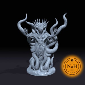 Arges the Cyclopean Ruler | Cyclopean King | Aberration Miniature for Tabletop games like D&D 5e and TTRPG War Gaming