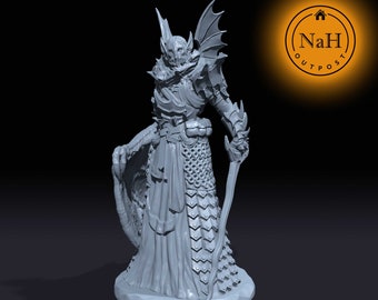 Traidor Nosferatu | miniatura para jogos de mesa como D&D | Criado por Rocket Pig Games | Resina de alta resistência