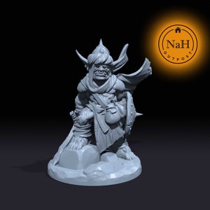 Sirocco, the Desert Goblin | Sand Goblin Miniature for Tabletop games like D&D and War Gaming