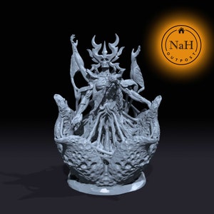 Morgana, the Sanguine Sovereign | Flayed Queen | Controller of Death | Undead Miniature for Tabletop games like D&D and War Gaming