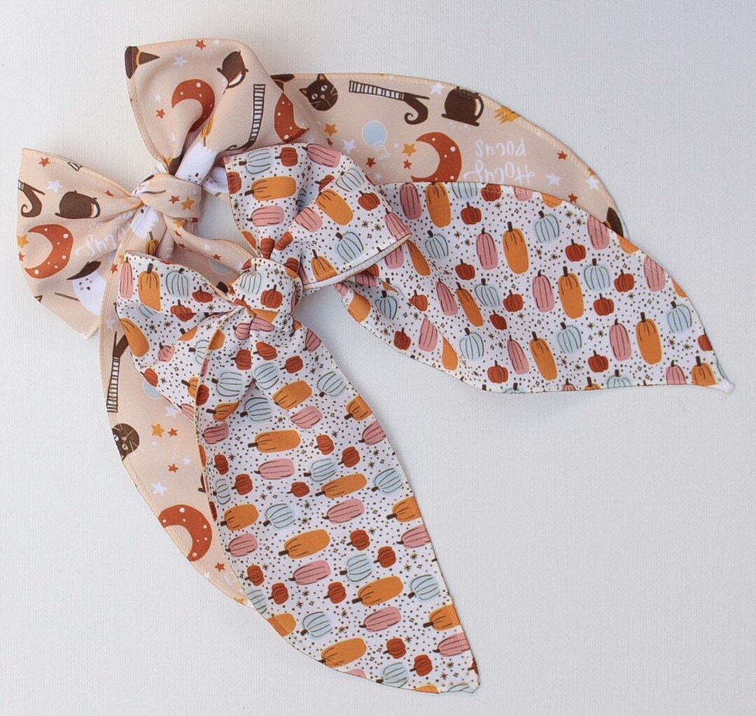 Fall Chair Bows Halloween Hair Bows, Hair Bows, Fall Hair Bows, Halloween Bows, Hair ...