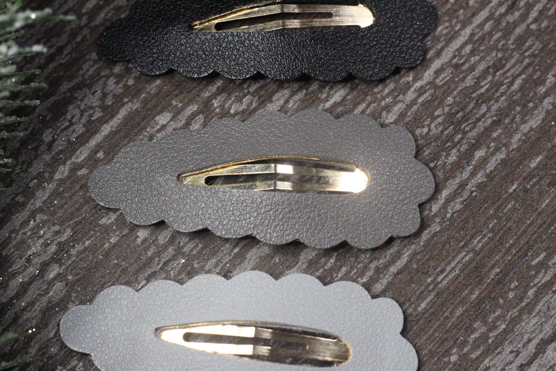 Clips de presión, clips de presión gris, clips de presión negros, arcos