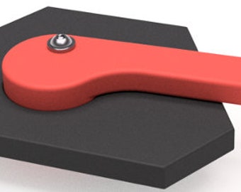 3D Printable CNC Hex Cam Clamp Hold Downs - Digital Files ONLY