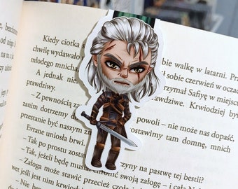 Geralt of Rivia (The Witcher) | Magnetic Bookmark