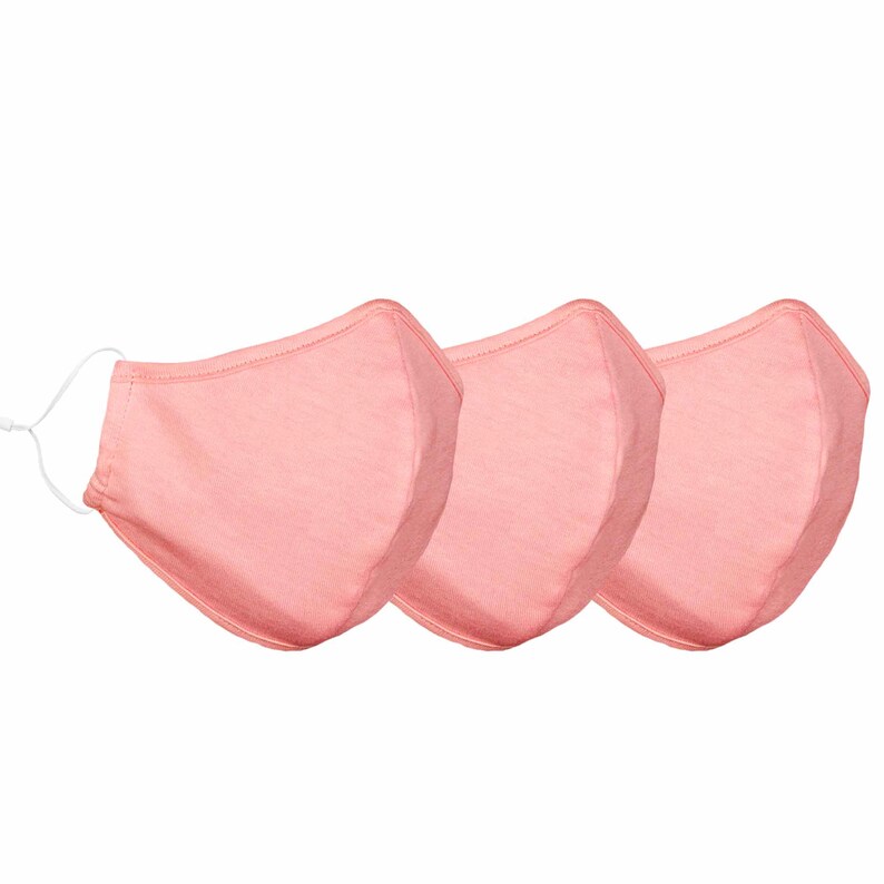 Cloth Face Masks Made in USA Adult Women Mens 3 Pack Qty Etsy