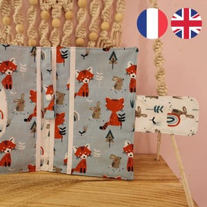 PDF Pattern for a baby changing bag in two versions - in French and English