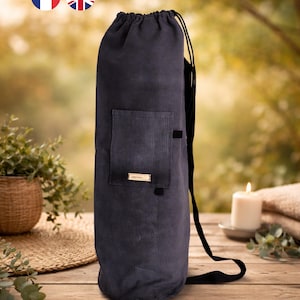 Wzór PDF na torbę na matę do jogi/siłowni - w języku francuskim i angielskim