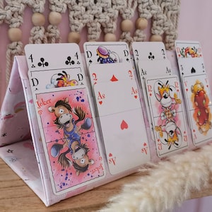 Patron PDF Support pliable jeu de cartes avec visibilité - en français