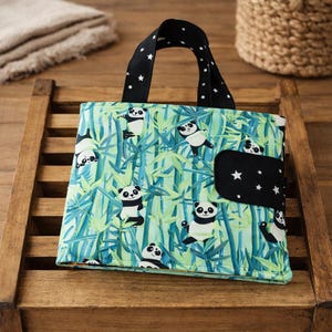 PDF Pattern for a portable fabric baby photo album - in French