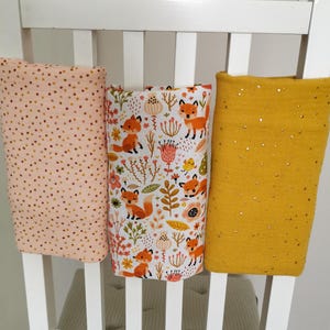 Patrón PDF para protector de barra de cuna, corralito o protector de cama transpirable - en francés