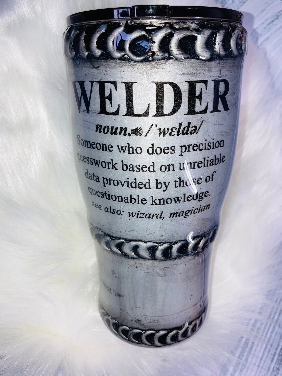 Welder / welding / weld tumbler personalized hogg brand Etsy