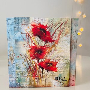 Cartes de vœux vintage 3D pour toute occasion, carte de félicitations, cadeau de Saint-Valentin, carte d'amitié, carte de remerciement, fête des mères et anniversaire image 2