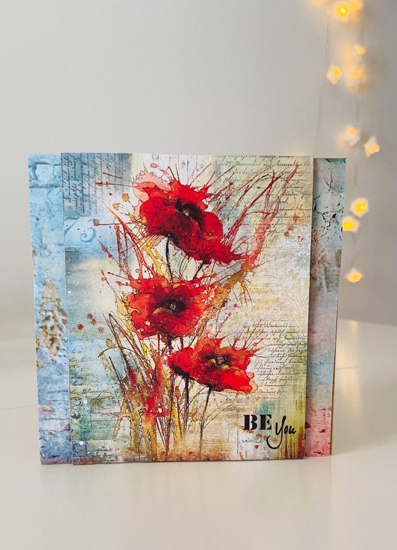 Cartes de vœux vintage 3D pour toute occasion, carte de félicitations, cadeau de Saint-Valentin, carte d'amitié, carte de remerciement, fête des mères et anniversaire image 2