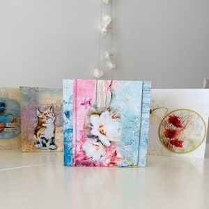 Cartes de vœux vintage 3D pour toute occasion, carte de félicitations, cadeau de Saint-Valentin, cadeau en argent, carte de remerciement, cadeau de fête des mères, carte d'anniversaire image 3