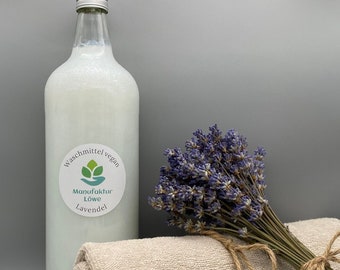 Waschmittel 1 Liter - vegan, nachhaltig, in Glasflasche
