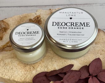 Deocreme vegan 70g im Glastiegel, Deocreme aluminiumfrei, Deocreme mit Natron, vegane Deocreme, aluminiumfreie Deocreme, Natron Deocreme