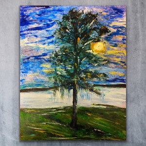 Original Abstract Landscape Painting