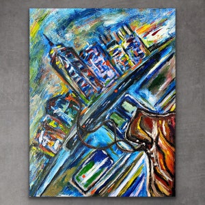 NYC Journey - Original Abstract Expressionism Painting