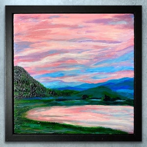 Original Abstract Landscape Painting