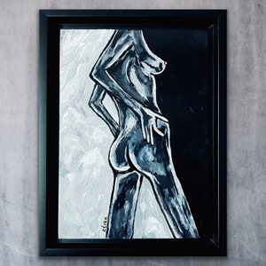 Contrast-original expressive figurative painting