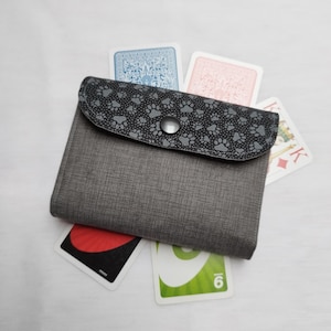 Spielkartenetui, Spielkartenhülle für ca. 110 Spielkarten z. B. UNO, Rommé