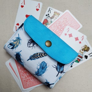 Spielkartenetui, Spielkartenhülle für ca. 110 Spielkarten z. B. UNO, Rommé, Phase 10