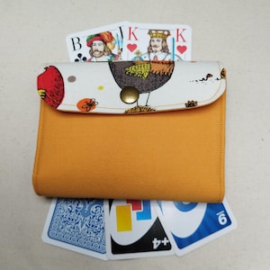 Spielkartenetui, Spielkartenhülle für ca. 110 Spielkarten z. B. UNO, Rommé