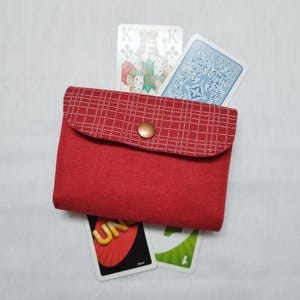 Spielkartenetui, Spielkartenhülle für ca. 110 Spielkarten z. B. UNO, Rommé