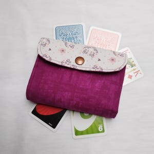 Spielkartenetui, Spielkartenhülle für ca. 110 Spielkarten z. B. UNO, Rommé