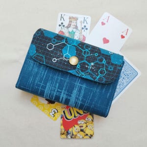 Spielkartenetui, Spielkartenhülle für ca. 110 Spielkarten z. B. UNO, Rommé, Phase 10