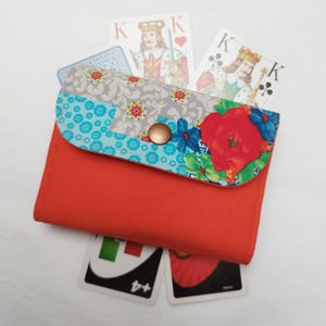 Spielkartenetui, Spielkartenhülle für ca. 110 Spielkarten z. B. UNO, Rommé