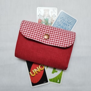 Spielkartenetui, Spielkartenhülle für ca. 110 Spielkarten z. B. UNO, Rommé