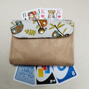 Spielkartenetui, Spielkartenhülle für ca. 110 Spielkarten z. B. UNO, Rommé