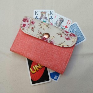 Spielkartenetui, Spielkartenhülle für ca. 110 Spielkarten z. B. UNO, Rommé