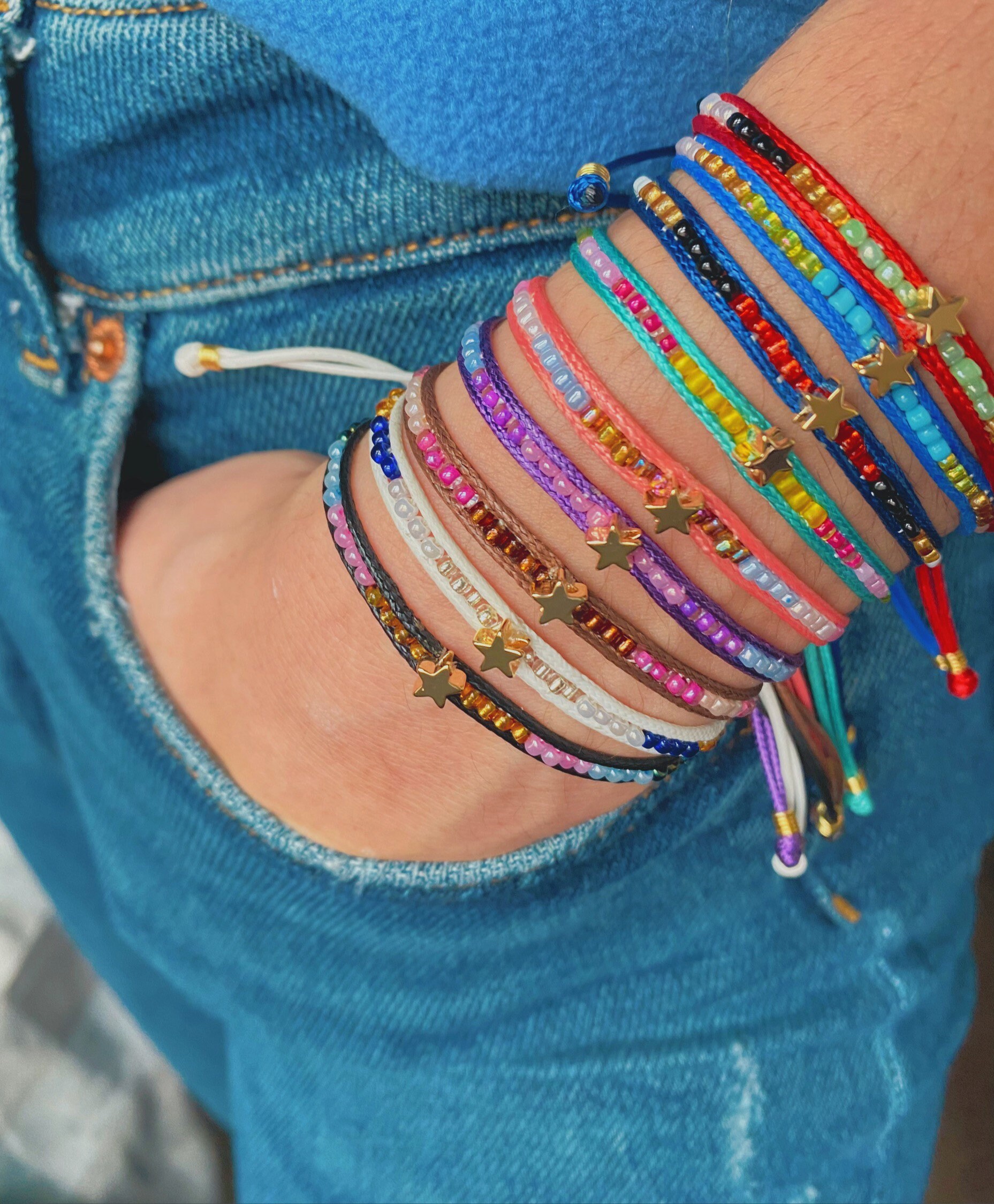 Matching string bracelets deals