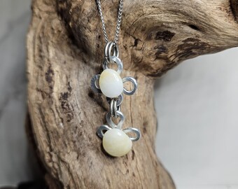 Colliers, Pierres PNW, Boucles d'oreilles, Fil martelé, Boucles d'oreilles