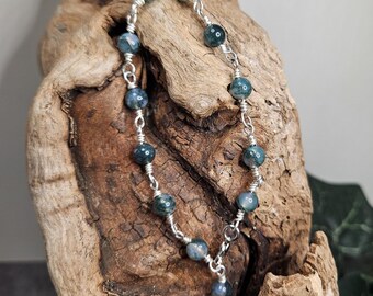 Bracelet en agate mousse