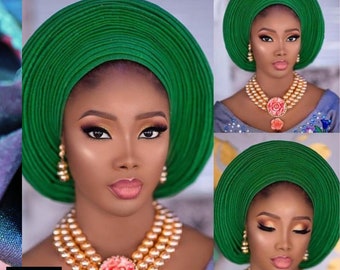 Autogele | Ipele | Fila | Wedding Accessory | Head Wrap | Head Tie | Aso Oke