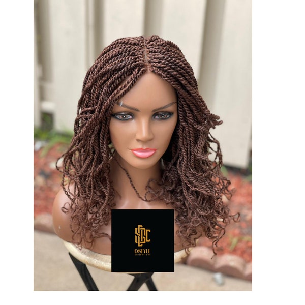 Long Kinky Twist | Kinky Braided Wig | Gift For Her | Handmade