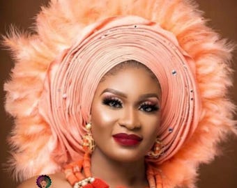 Autogele | Ipele | Fila | Wedding Accessory | Head Wrap | Head Tie | Aso Oke