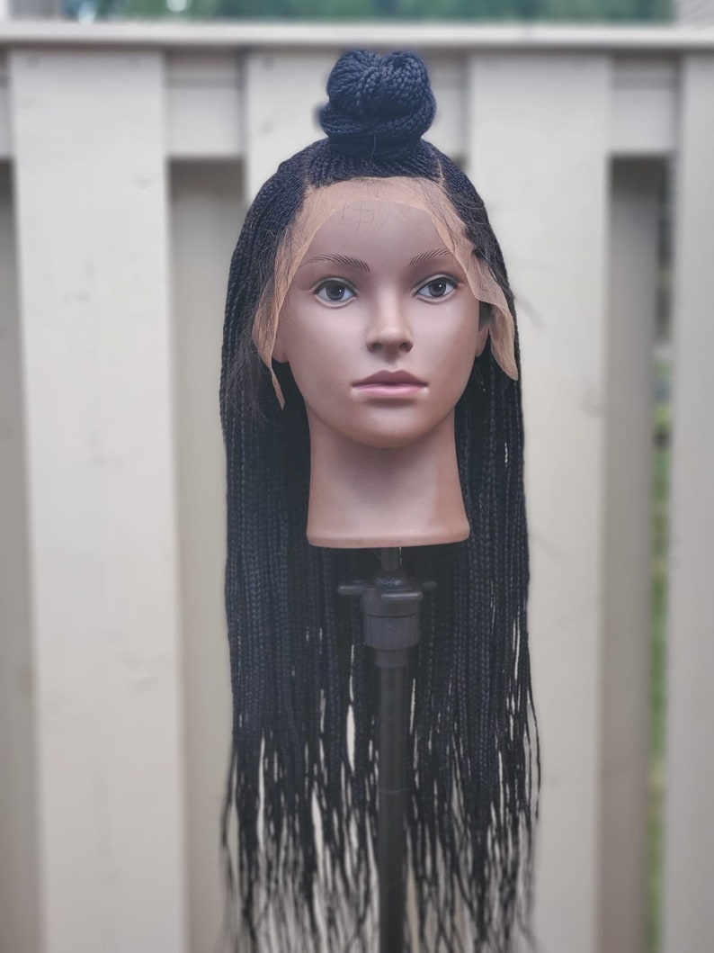 Cornrow Braid Ghana Weaving Braided Wig All Back Braid Etsy