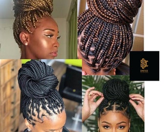 360 Lace Knotless Braided Wig | Twist & Box Wigs | Glueless Wig | Box Braid | Twist Braid | Knotless Braid Lace Wig