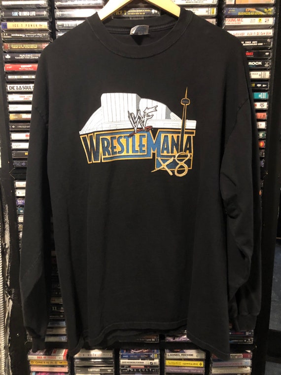 Vintage WWF Wrestlemania X8 longsleeve t-shirt XL